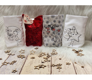 Stickserie - ITH Lichtbeutel Weihnachtsmaus